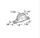 Rollers, Sliding Door, 1 Inch O.D., Steel - 25363