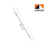 Andersen Active Multipoint Lock, Fwh68 Door - Stainless Steel