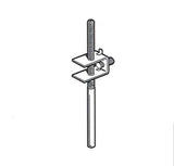 Pivot Rod, 1/4 Inch, Bottom, Threaded, Metal Bi-Fold Door - 26516