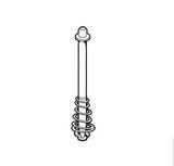 Pivot Rod, 5/16, Guide, W/ Cap & Spring - 26546