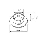 National Bushing, 1/4 I.D. , Nylon Grommet ( Nylinder ) - 26595