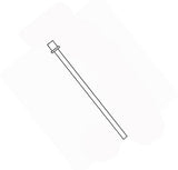 Pivot Rod, 1/4, Top, Bifold Closet Door Hardware - 27063