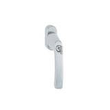 Luxembourg Lockable Tbt Handle For Tilt & Turn Windows - Made Of Aluminum - Silver