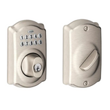 Schlage Fire Rated BE365-Camelot Electronic Keypad Single Cylinder Deadbolt