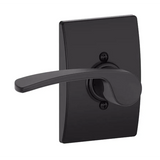 Schlage Merano Left Handed Non-Turning One-Sided Dummy Door Lever with Decorative Century Trim