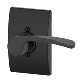 Schlage Merano Right Handed Non-Turning One-Sided Dummy Door Lever with Decorative Century Trim