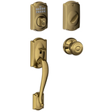 Schlage Camelot Electronic Handleset with Georgian Knob