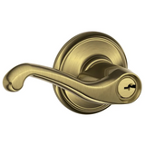 Schlage Flair Single Cylinder Keyed Entry Door Lever Set