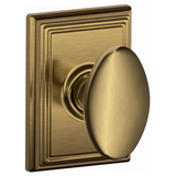 Schlage Siena Passage Door Knob Set with Decorative Addison Trim