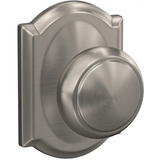 Schlage Residential FC21 - Andower Knob Passage and Privacy Latch - Grade 2 Cylindrical Non-Keyed Lock - Camelot Trim