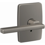 Schlage Custom Latitude Non-Turning Two-Sided Dummy Door Lever Set with Greene Trim