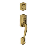 Schlage Camelot Single Cylinder Exterior Entrance Handleset from the F-Series