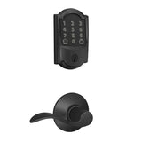 Schlage Encode WiFi Enabled Electronic Keypad Deadbolt with Camelot Trim and Accent Lever Set