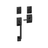 Schlage Century Sectional Single Cylinder Keyed Entry Handleset with Latitude Lever and Decorative Century Trim