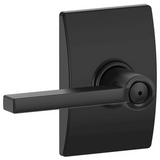 Schlage Latitude Privacy Door Lever Set with Decorative Century Trim