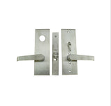 Marks Hotel Lever & Plate Mortise Lockset, Right Hand Reverse - Satin Chrome - 301208