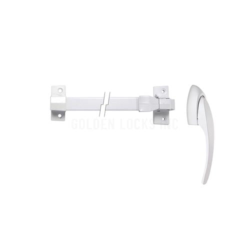 SURFACE MOUNT PULL HANDLE SET WITH INSIDE TOUCH BAR, 33-1/2" - WHITE