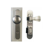 STORM DOOR KNOB SET KEYED DEADBOLT - BELOW HANDLE