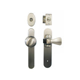 STORM DOOR KNOB SET KEYED DEADBOLT - ABOVE HANDLE