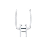 Tokyo Handleset For Active Lift And Slide Door System, Keyed One Side - Pure White