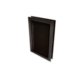 Commercial Door Lite Frames, 12" X 18" Vent, Low Profile Metal, Screw Together - Dark Bronze - 333121800