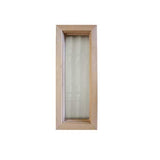 Wood Frame Door Lite 4 X 12 Single Pane Glass