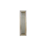 Wood Frame Door Lite 4 X 24 Single Pane Glass