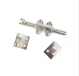 Slide Bolt - Flush Mount - 4 In Length - Polished Chrome - 362005