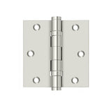 Door Hinge 3.5 X 3.5 Square Corners, Brass Ball Bearing - 363106