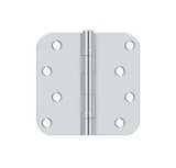 Residential Steel Hinge, Ball Bearings, 4 X 4 With 5/8" Radius Corners - 363428