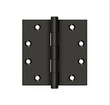 4.5" X 4.5" Solid Brass Hinges, Square, 4 Ball Bearings - 363503