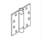 Hinge, 4.5 X 4.5 Spring, Square - Dull Brass - 36922