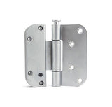 Millennium 2d Adjustable Hinge, 4 X 4 Vertical Set (V) Inswing Doors - Silver - 369911-Svr