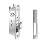 Hookbolt Mortise Lock 1-1/8 In Backset, W/ Faceplate - Aluminum - 380063