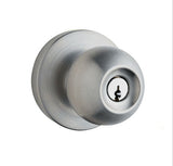 Round Keyed Entry Handle Set Trim For Exit Device - Aluminum - 380307