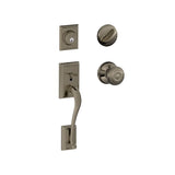 Schlage Addison Sectional Single Cylinder Keyed Entry Handleset with Georgian Knob