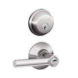 Schlage Broadway Single Cylinder Keyed Entry Door Lever Set and Deadbolt Combo