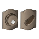 Schlage Residential B60 - Camelot Single Cylinder Deadbolt, C Keyway