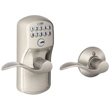 Schlage Residential FE575 - Plymouth Keypad Entry Auto-Lock Set with Accent Lever