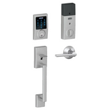 Schlage Connect Century Touchscreen Handleset with Latitude Lever and Built-in Alarm