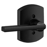 Schlage Latitude Non-Turning One-Sided Dummy Door Lever with Decorative Greenwich Trim