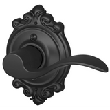 Schlage Accent Right Handed Non-Turning One-Sided Dummy Door Lever with Decorative Brookshire Trim