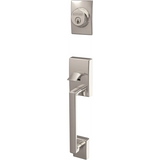 Schlage Custom Century Keyed Entry Single Cylinder Sectional Handleset - Exterior Only