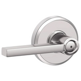 Schlage Latitude Privacy Door Lever Set with Decorative Greyson Trim