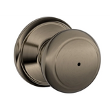 Schlage Residential F40 - Privacy Lock - Andover Knob, 16080 Latch and 10027 Strike-Alden Rose