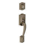 Schlage Camelot Single Cylinder Exterior Entrance Handleset from the F-Series