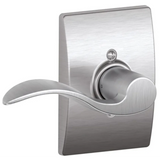 Schlage Accent Passage Door Lever Set with the Decorative Century Trim