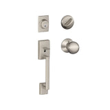 Schlage Century Sectional Single Cylinder Keyed Entry Handleset with Orbit Knob