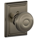 Schlage Residential F170 - Georgian Knob Half Dummy - Addison Rose