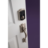 Schlage Camelot Touch Entry Handleset with Left Handed Accent Lever